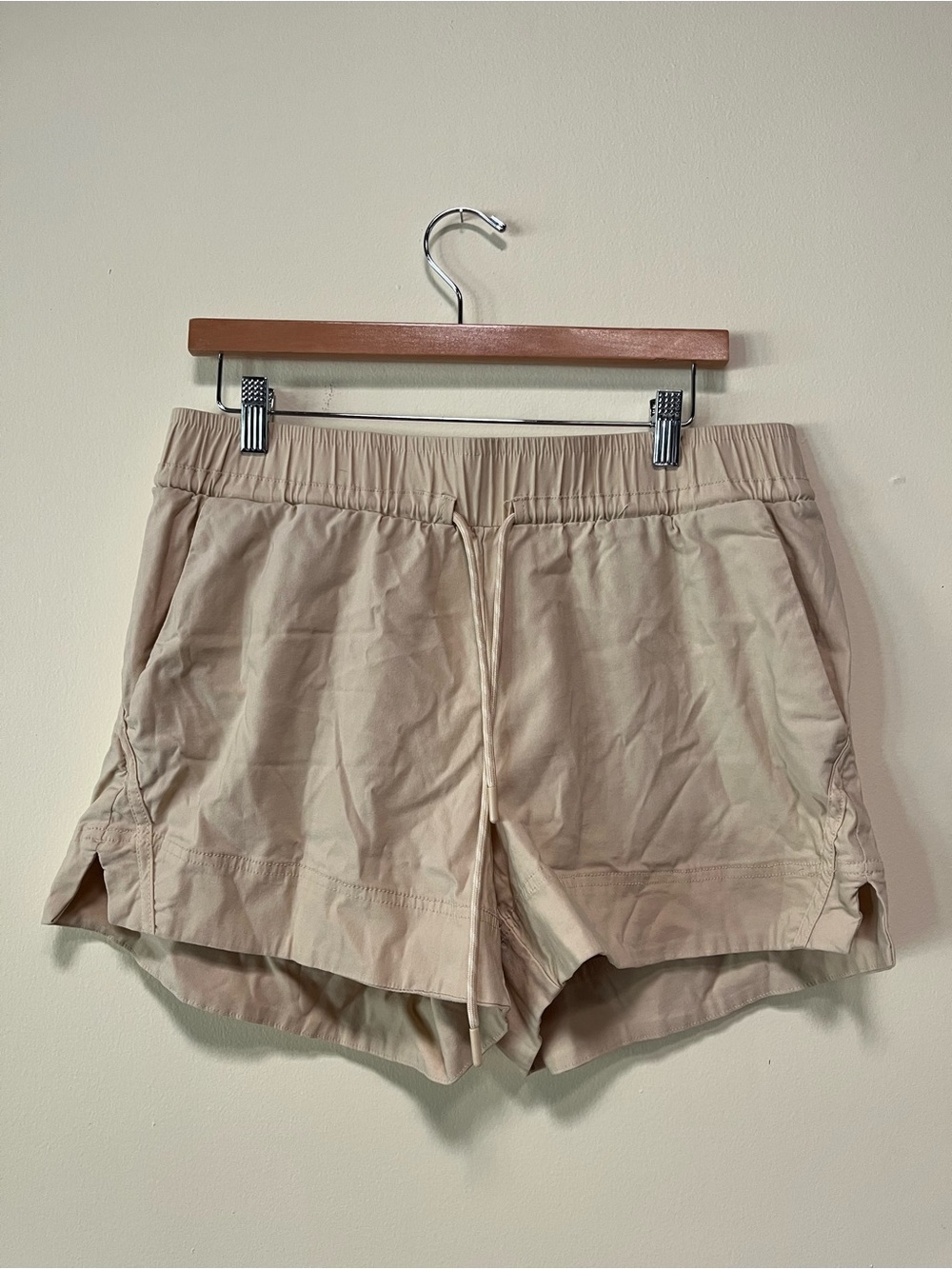butter yellow hiking shorts
